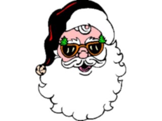 Sticker Custom Preview Image #071313 Holidays Christmas Santa Reindeer Santa Face35
