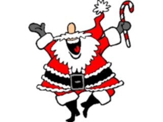 Sticker Custom Preview Image #071338 Holidays Christmas Santa Reindeer Santa Happy2