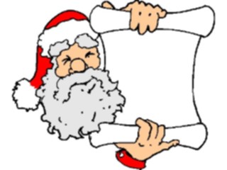 Sticker Custom Preview Image #071381 Holidays Christmas Santa Reindeer Santa List2