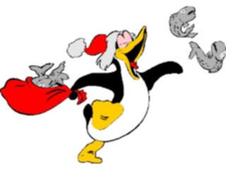 Sticker Custom Preview Image #071418 Holidays Christmas Santa Reindeer Santa Penguin