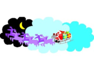 Sticker Custom Preview Image #071445 Holidays Christmas Santa Reindeer Santa Reindeer09