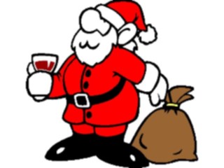 Sticker Custom Preview Image #071478 Holidays Christmas Santa Reindeer Santa Sack04