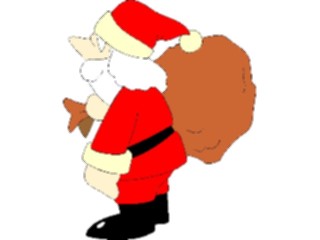 Sticker Custom Preview Image #071479 Holidays Christmas Santa Reindeer Santa Sack05