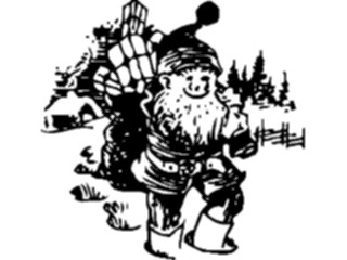 Sticker Custom Preview Image #071483 Holidays Christmas Santa Reindeer Santa Sack09