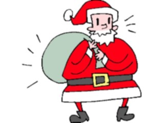Sticker Custom Preview Image #071503 Holidays Christmas Santa Reindeer Santa Sack29