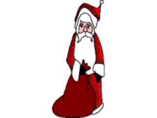 Sticker Custom Preview Image #071512 Holidays Christmas Santa Reindeer Santa Sack38