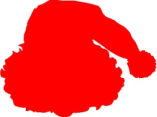 Sticker Custom Preview Image #071521 Holidays Christmas Santa Reindeer Santa Silhouette