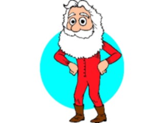 Sticker Custom Preview Image #071529 Holidays Christmas Santa Reindeer Santa Skinny1