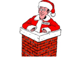 Sticker Custom Preview Image #071558 Holidays Christmas Santa Reindeer Santa Trainee
