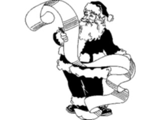 Sticker Custom Preview Image #071579 Holidays Christmas Santa Reindeer Santawith List01