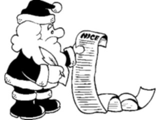 Sticker Custom Preview Image #071582 Holidays Christmas Santa Reindeer Santawith List04
