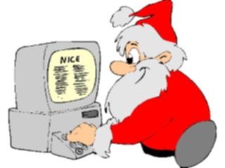 Sticker Custom Preview Image #071589 Holidays Christmas Santa Reindeer Santawith List11