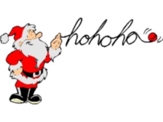Sticker Custom Preview Image #071604 Holidays Christmas Santa Reindeer Santa Yo Yo