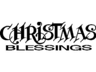 Sticker Custom Preview Image #071664 Holidays Christmas Titles Frames Christmas Blessings