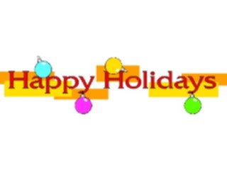 Sticker Custom Preview Image #071700 Holidays Christmas Titles Frames Happy Holidays4