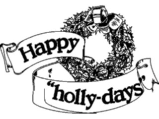 Sticker Custom Preview Image #071707 Holidays Christmas Titles Frames Happy Holly Days21