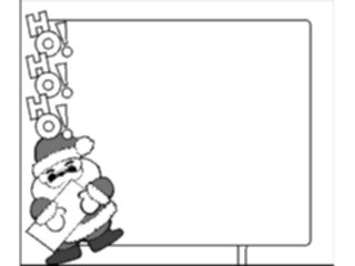 Sticker Custom Preview Image #071709 Holidays Christmas Titles Frames Ho Ho Ho Frame
