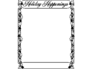 Sticker Custom Preview Image #071717 Holidays Christmas Titles Frames Holiday Happenings Frame