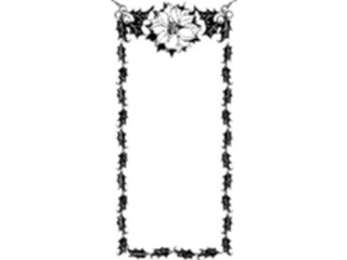 Sticker Custom Preview Image #071723 Holidays Christmas Titles Frames Holly Frame