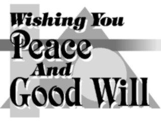 Sticker Custom Preview Image #071811 Holidays Christmas Titles Frames Peace Good Will