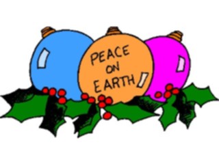 Sticker Custom Preview Image #071814 Holidays Christmas Titles Frames Peace On Earth3