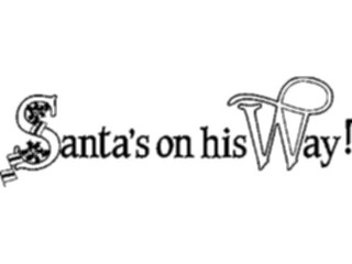 Sticker Custom Preview Image #071832 Holidays Christmas Titles Frames Santaison His Way2