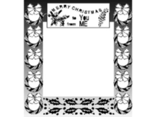 Sticker Custom Preview Image #071870 Holidays Christmas Titles Frames Wreath Gift Tag Frame