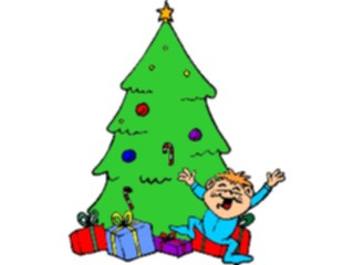 Sticker Custom Preview Image #071877 Holidays Christmas Trees Ornaments Boy Tree2