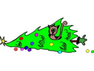 Sticker Custom Preview Image #071887 Holidays Christmas Trees Ornaments Catin Tree2