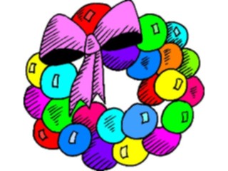Sticker Custom Preview Image #072004 Holidays Christmas Trees Ornaments Ornament Wreath