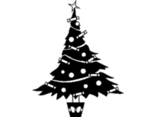 Sticker Custom Preview Image #072053 Holidays Christmas Trees Ornaments Tree08