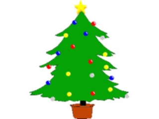 Sticker Custom Preview Image #072055 Holidays Christmas Trees Ornaments Tree10