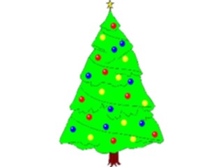 Sticker Custom Preview Image #072068 Holidays Christmas Trees Ornaments Tree23