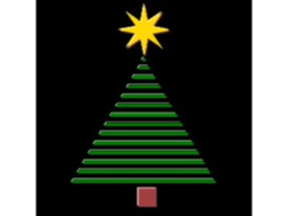 Sticker Custom Preview Image #072086 Holidays Christmas Trees Ornaments Tree41