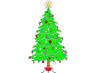 Sticker Custom Preview Image #072107 Holidays Christmas Trees Ornaments Tree62