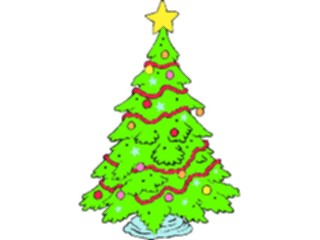 Sticker Custom Preview Image #072109 Holidays Christmas Trees Ornaments Tree64