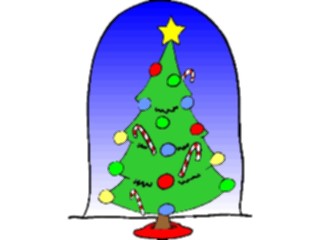 Sticker Custom Preview Image #072117 Holidays Christmas Trees Ornaments Tree72