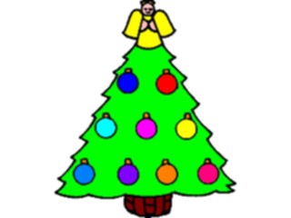 Sticker Custom Preview Image #072132 Holidays Christmas Trees Ornaments Tree87