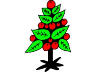 Sticker Custom Preview Image #072155 Holidays Christmas Trees Ornaments Tree Fruit