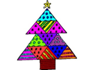 Sticker Custom Preview Image #072166 Holidays Christmas Trees Ornaments Tree Stylized2