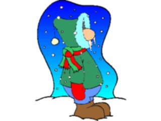 Sticker Custom Preview Image #072193 Holidays Christmas Winter Holiday Fun Bundled Up1