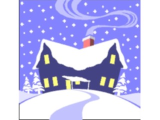 Sticker Custom Preview Image #072230 Holidays Christmas Winter Holiday Fun Housein Snow1