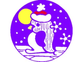 Sticker Custom Preview Image #072245 Holidays Christmas Winter Holiday Fun Penguin