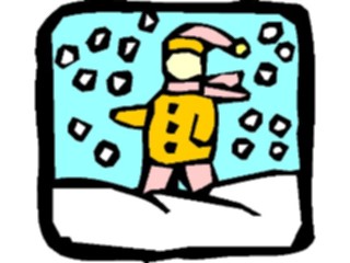 Sticker Custom Preview Image #072255 Holidays Christmas Winter Holiday Fun Playingin Snow1