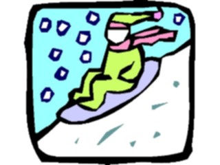 Sticker Custom Preview Image #072349 Holidays Christmas Winter Holiday Fun Sledding03