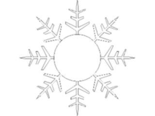 Sticker Custom Preview Image #072402 Holidays Christmas Winter Holiday Fun Snowflake05