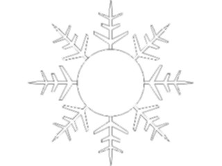 Sticker Custom Preview Image #072402 Holidays Christmas Winter Holiday Fun Snowflake05