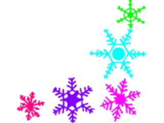 Sticker Custom Preview Image #072419 Holidays Christmas Winter Holiday Fun Snowflake Corner3