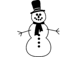 Sticker Custom Preview Image #072424 Holidays Christmas Winter Holiday Fun Snowman02