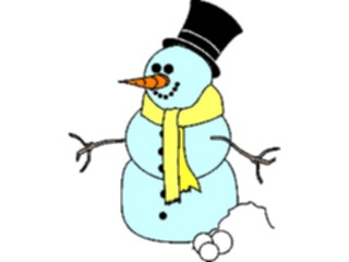 Sticker Custom Preview Image #072425 Holidays Christmas Winter Holiday Fun Snowman03